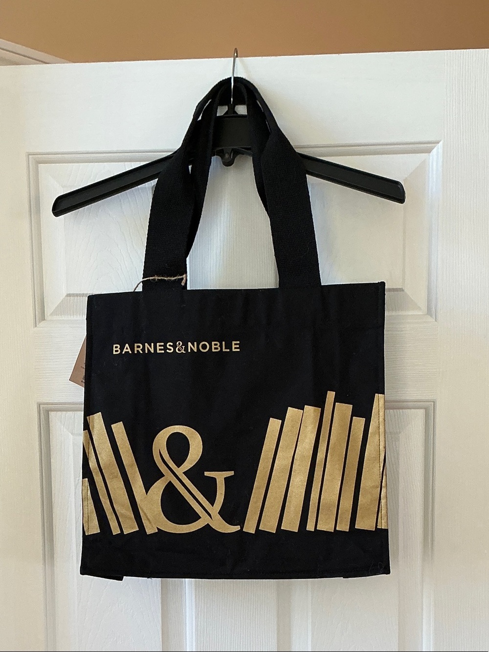 Barnes & Noble Black and Gold Book Tote